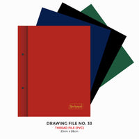 Drawing File No.33, (23cm X 28cm), (Thread File) PVC Cover