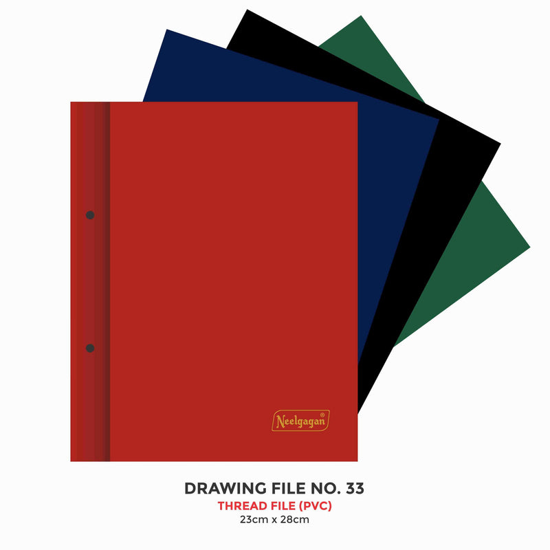 Drawing File No.33, (23cm X 28cm), (Thread File) PVC Cover