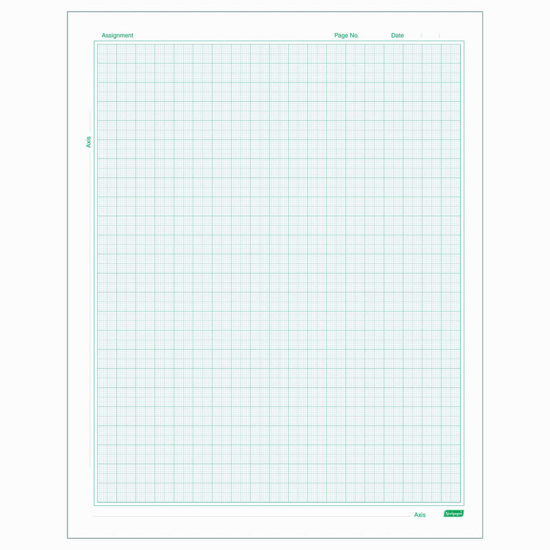 Graph Pad A4 (CM) -  25 Sheets, (21cm X 29.7cm)
