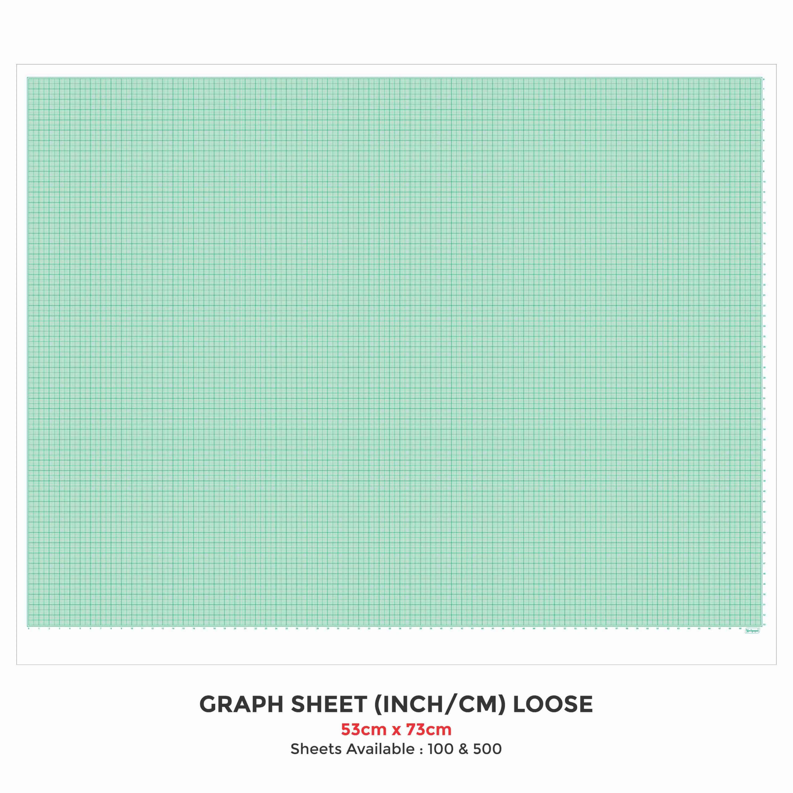 Graph Sheet (Inch), (57cm X 73cm) Loose