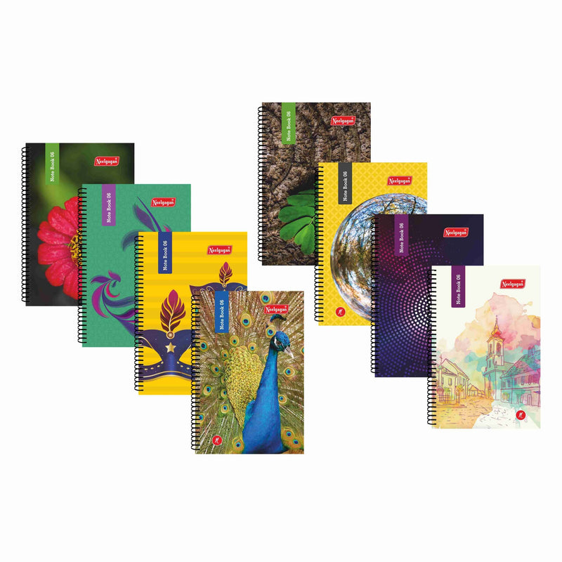 Spiral Notebook No. 6, 80 Pages, (12.5cm x 18.5cm)