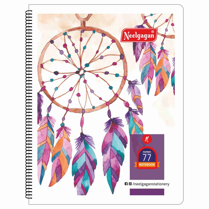 Spiral Notebook No. 77 - 80 & 160 Pages (17.0cm x 21.0cm)