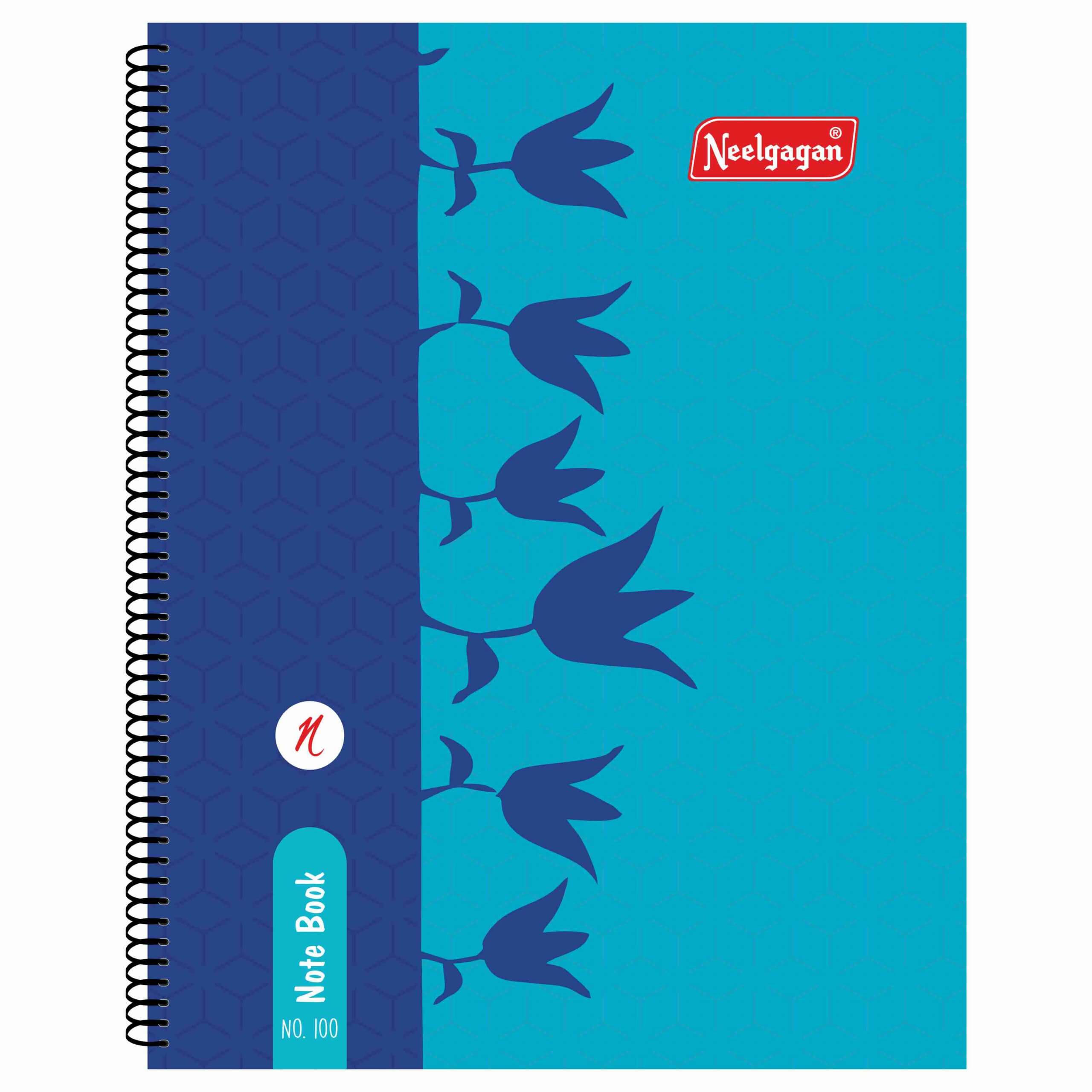 Spiral Notebook No. 100 - 80 & 160 Pages (22.0cm x 28.5cm) – Neelgagan