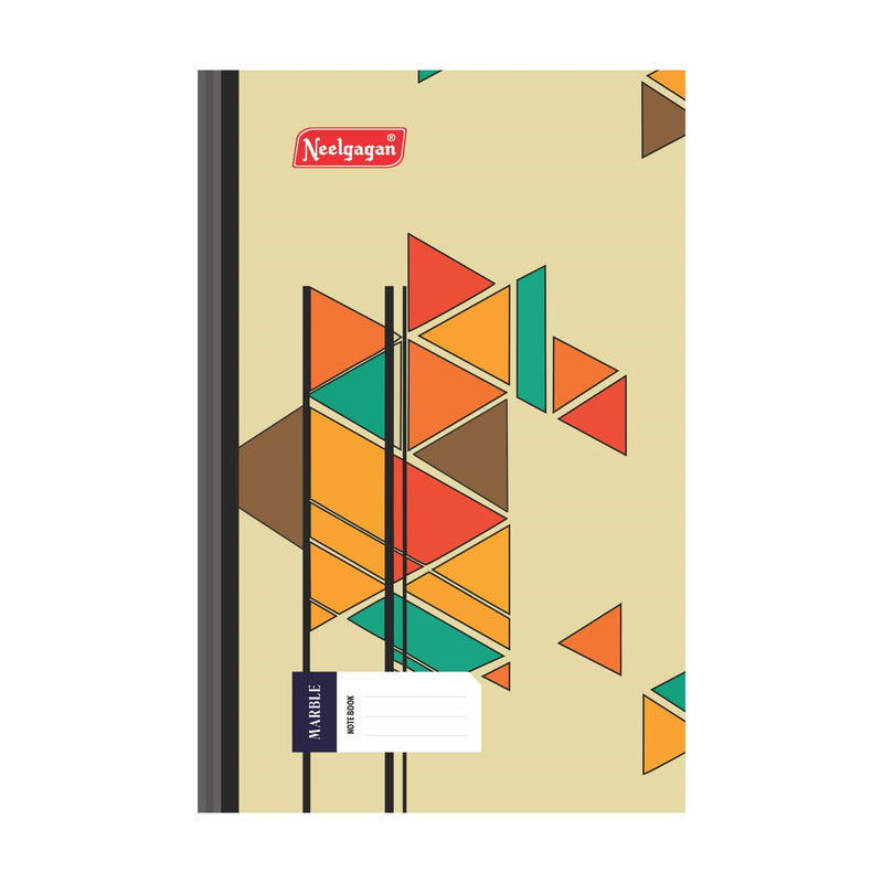 Marble Notebook , Register (19.0cm x 30.5cm) Hardbound