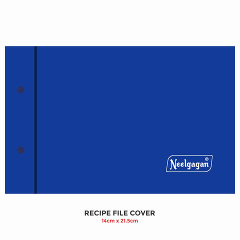 Recipe File Cover, PVC, 13.5cm x 23cm
