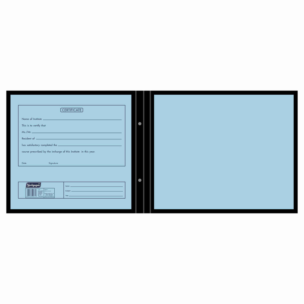 Drawing File No.77, 35.5cm X 30cm, (Thread File) Black Cover with Elas ...