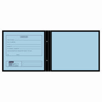 Drawing File No.77, 35.5cm X 30cm, (Thread File) Black Cover with Elastic Band (Landscape)