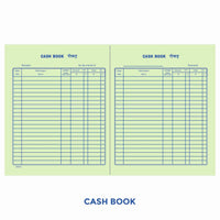 Account Books, Cash Book / Ledger Etc., R/B, Copy Size (16.5cm x 20.0cm) 17x27