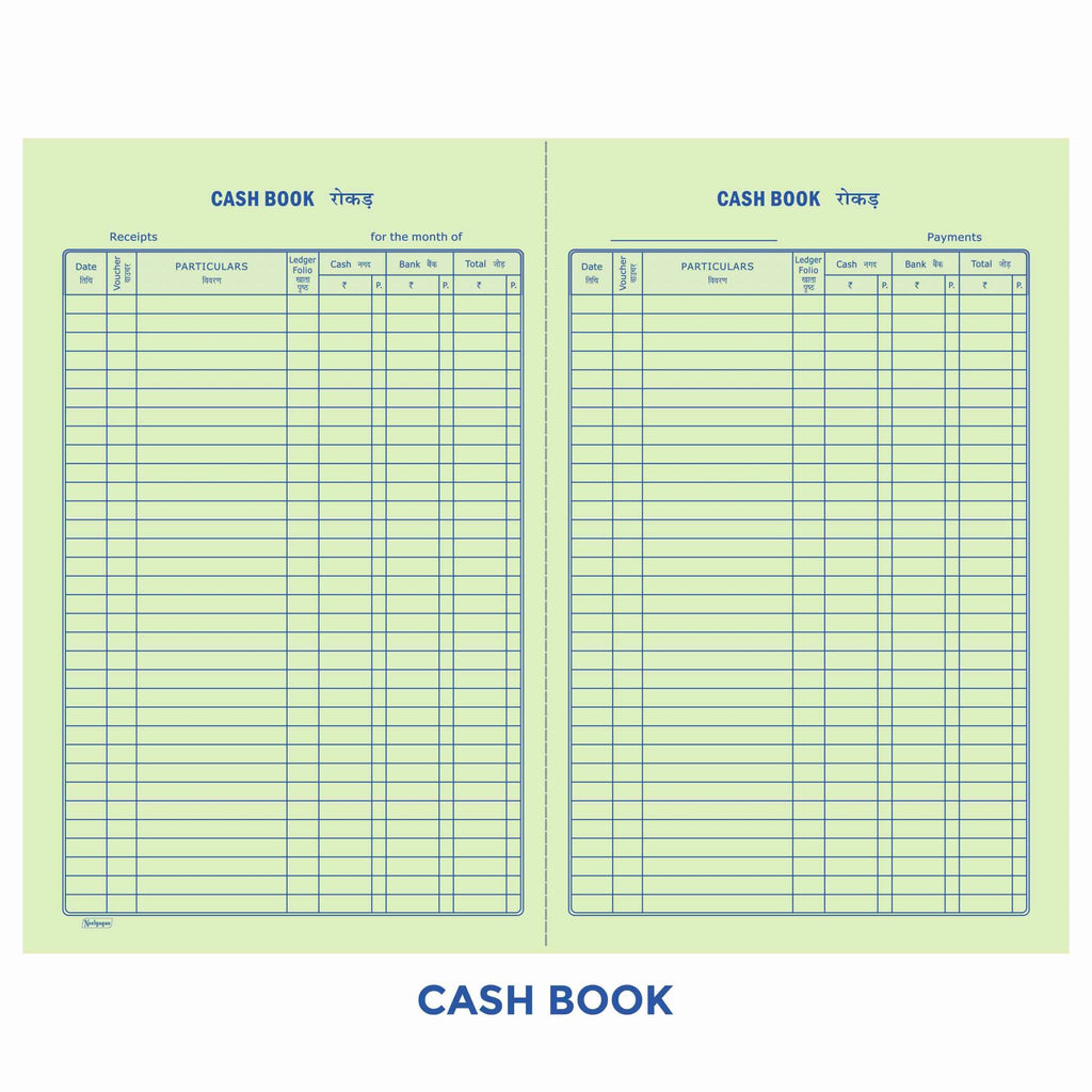 Account Boo Account Books, Cash Book/ Ledger Etc., R/B, Register Size (21.0cm x 33 ...