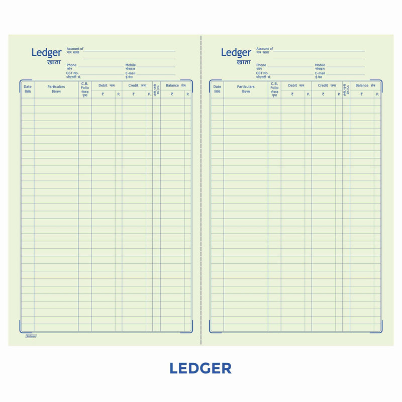 Account Books, Cash Book / Ledger Etc., Ordinary Binding, Register Size (19.0cm x 32.0cm) "16x26"
