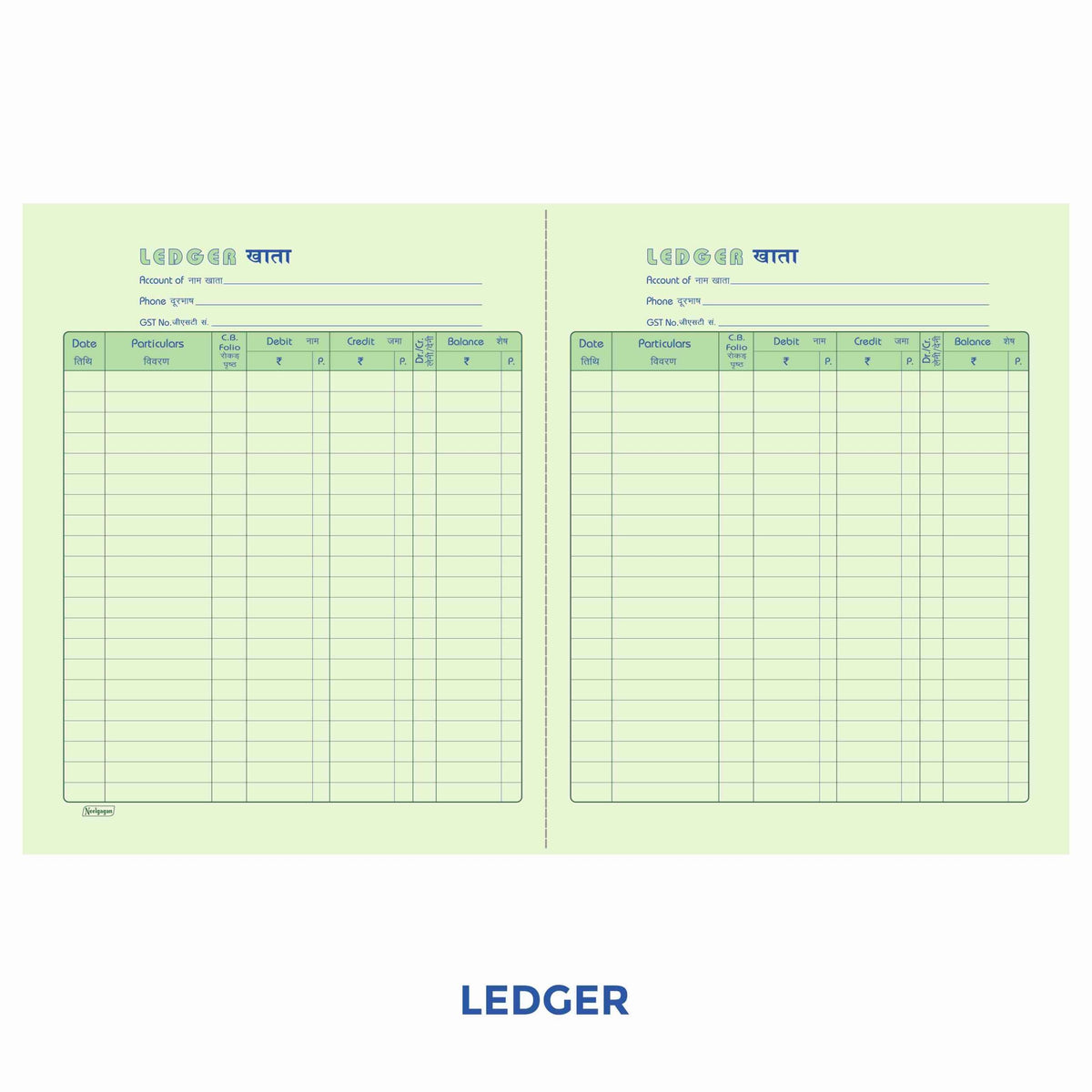Account Books, Cash Book / Ledger Etc., Canvas Binding, Copy Size (16.5cm x 20.5cm) 17x27