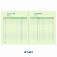 Account Books, Cash Book / Ledger Etc., Canvas Binding, Copy Size (16.5cm x 20.5cm) 17x27