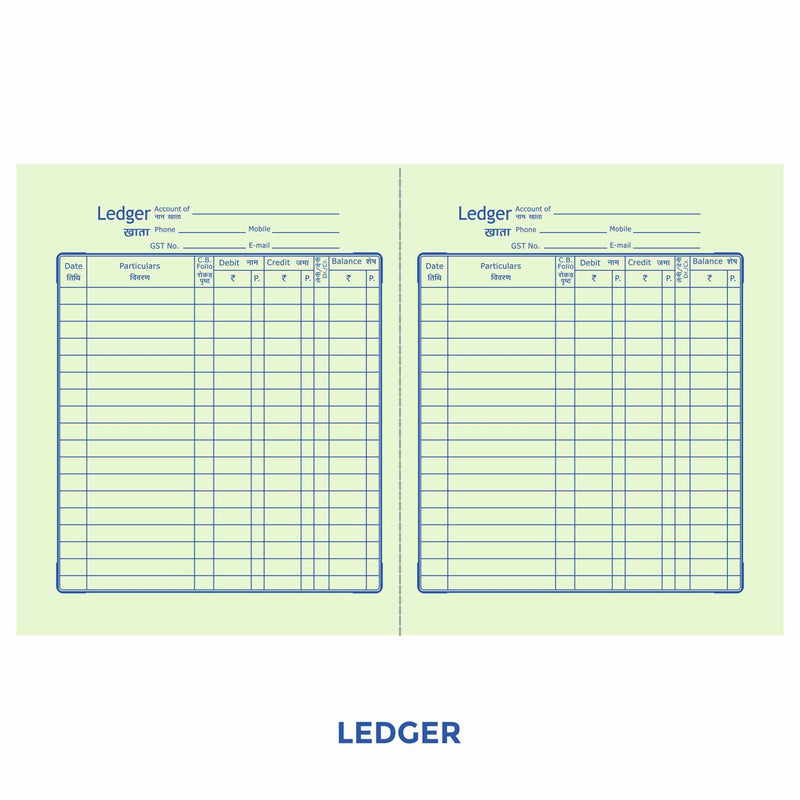 Account Books, Cash Book / Ledger Etc., Ordinary Binding, Copy Size (15.0cm x 19.0cm) 16x26