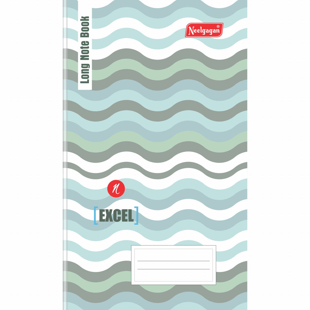 Excel Notebook, Register (19.0 cm x 30.5 cm) Hardbound – Neelgagan