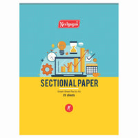 Graph Pad A4 (CM) -  25 Sheets, (21cm X 29.7cm)