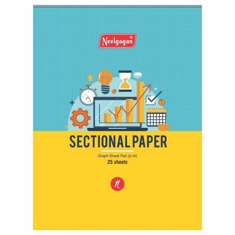 Graph Pad A4 (CM) -  25 Sheets, (21cm X 29.7cm)