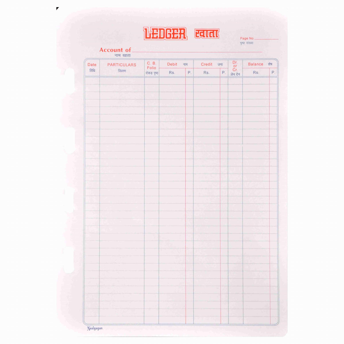 Loose Leaf Sheets, 100 - Sheets & Index,  (33cm x 23cm) (Ideal for Binder)
