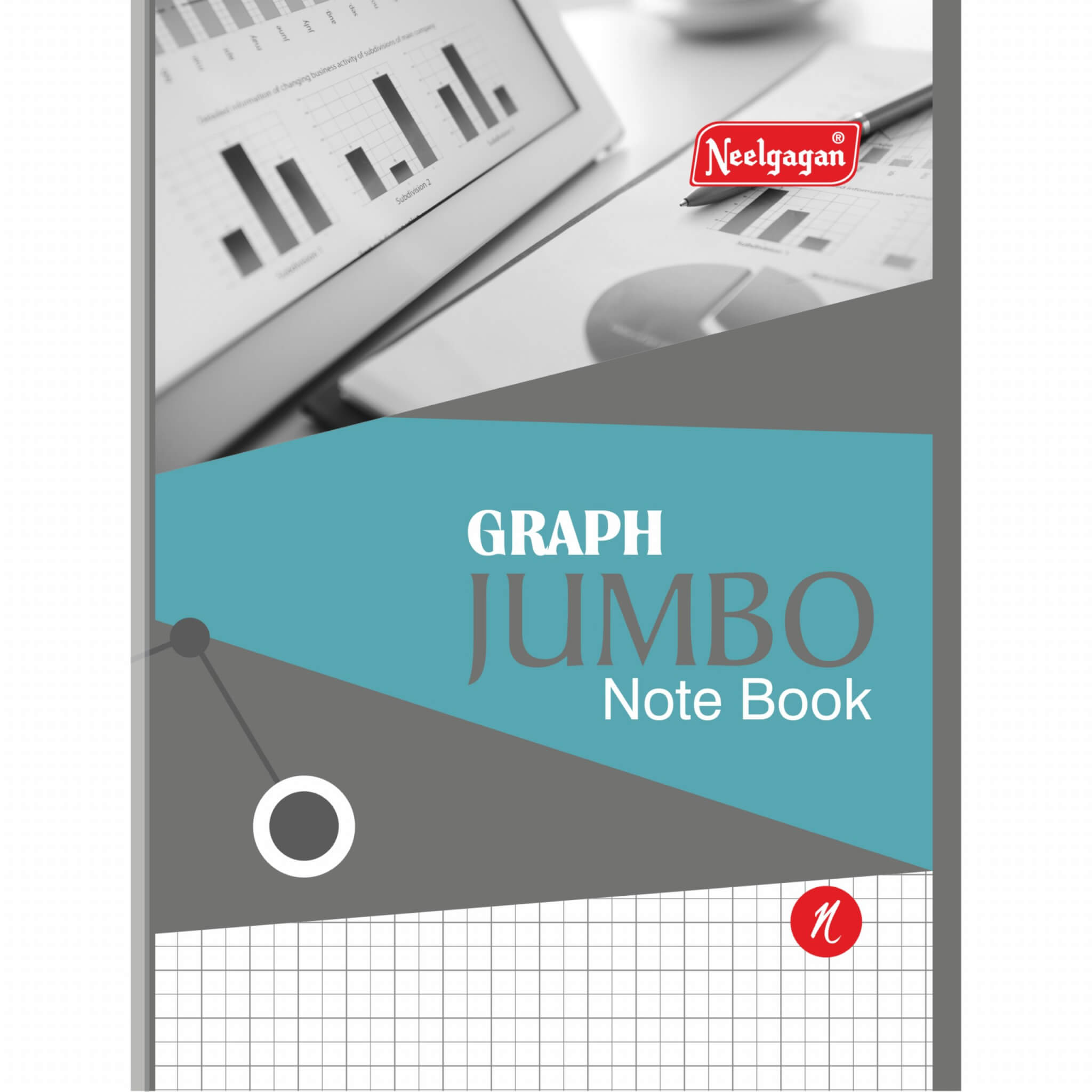 Jumbo Graph Notebook - 20 & 60 Pages, (21.60cm X 27.10cm) Softcover ...