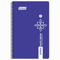 Spiral Note Book No.67, 200 Pages, (14.5cm x 22.5cm) (Multi-coloured pages) (Five Colour in One)