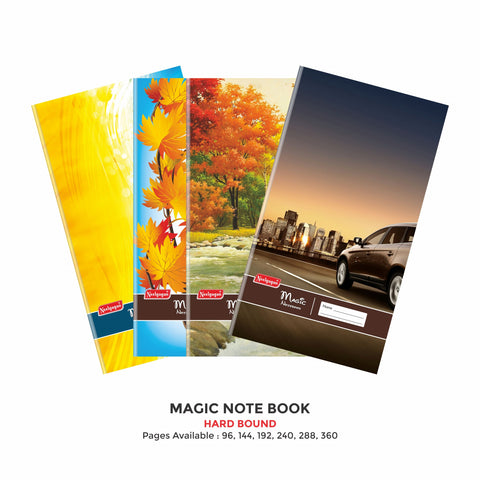 Magic Notebook, Hardbound ( Size - 18.0cm x 29.0cm ) – Neelgagan