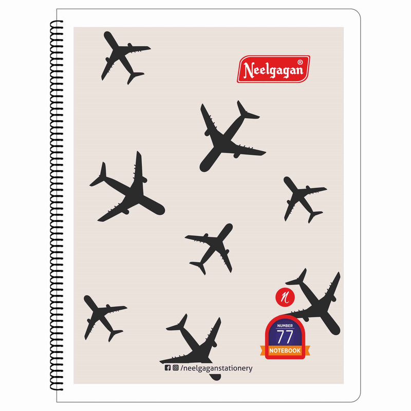 Spiral Notebook No. 77 - 80 & 160 Pages (17.0cm x 21.0cm)
