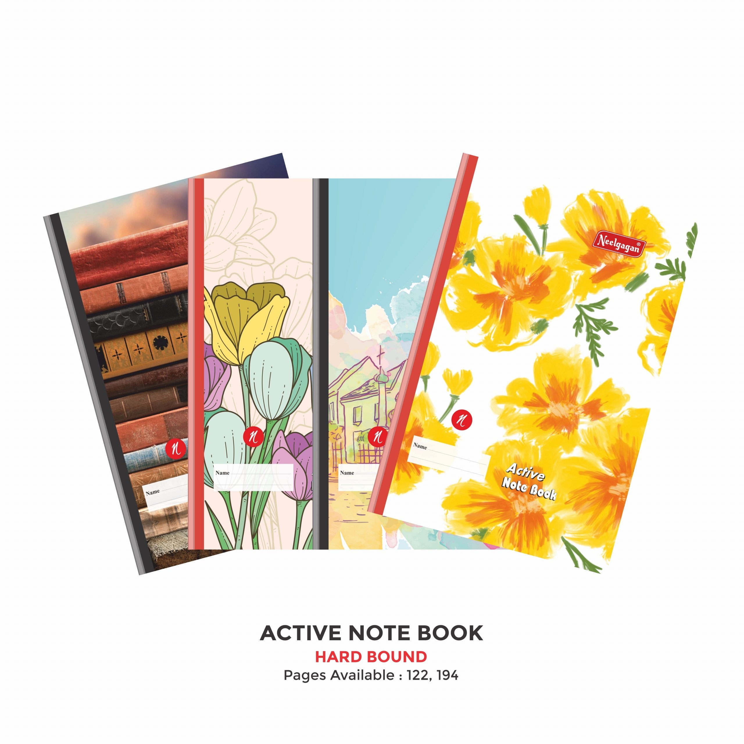 Active Notebook, (18cm X 24cm) Hardbound – Neelgagan