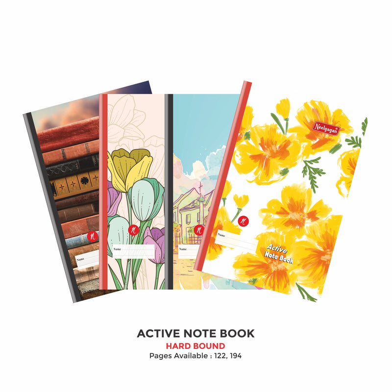 Active Notebook, (18cm X 24cm) Hardbound