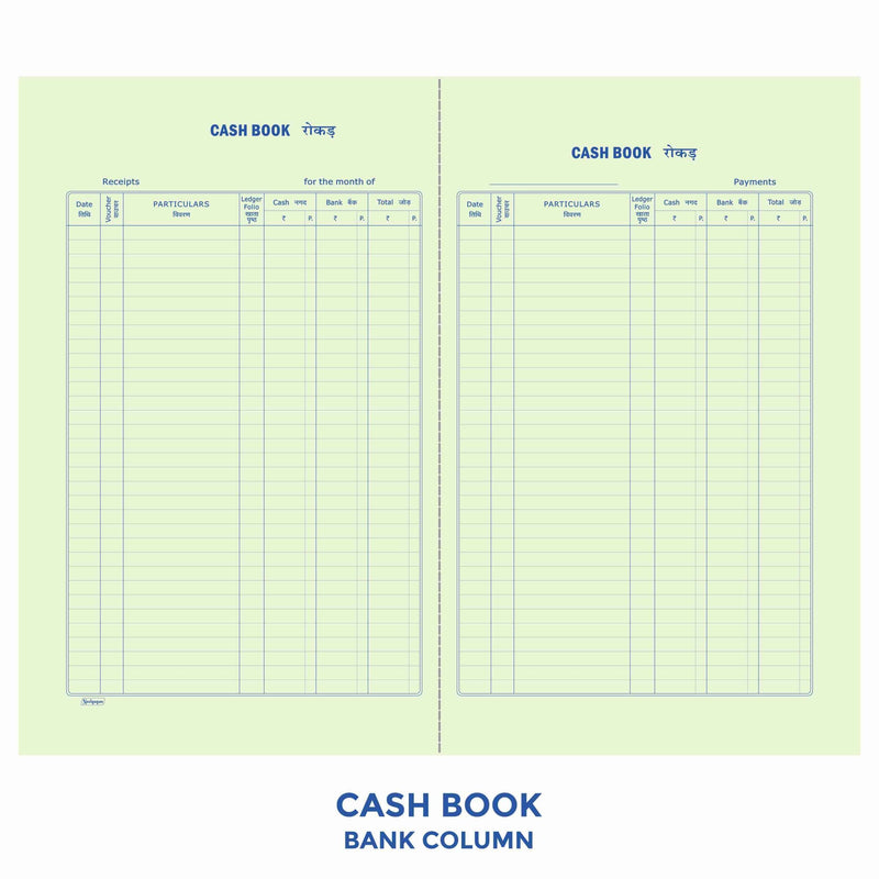 Account Books, Cash Book / Ledger Etc., L/B, Register Size (19.0cm x 31.0cm) "16x26"