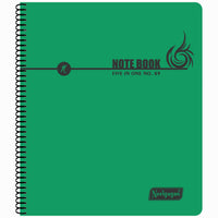 Spiral Note Book No.89, 200 Pages, (22cm x 19cm) (Multi-coloured pages) (Five Colour in One)