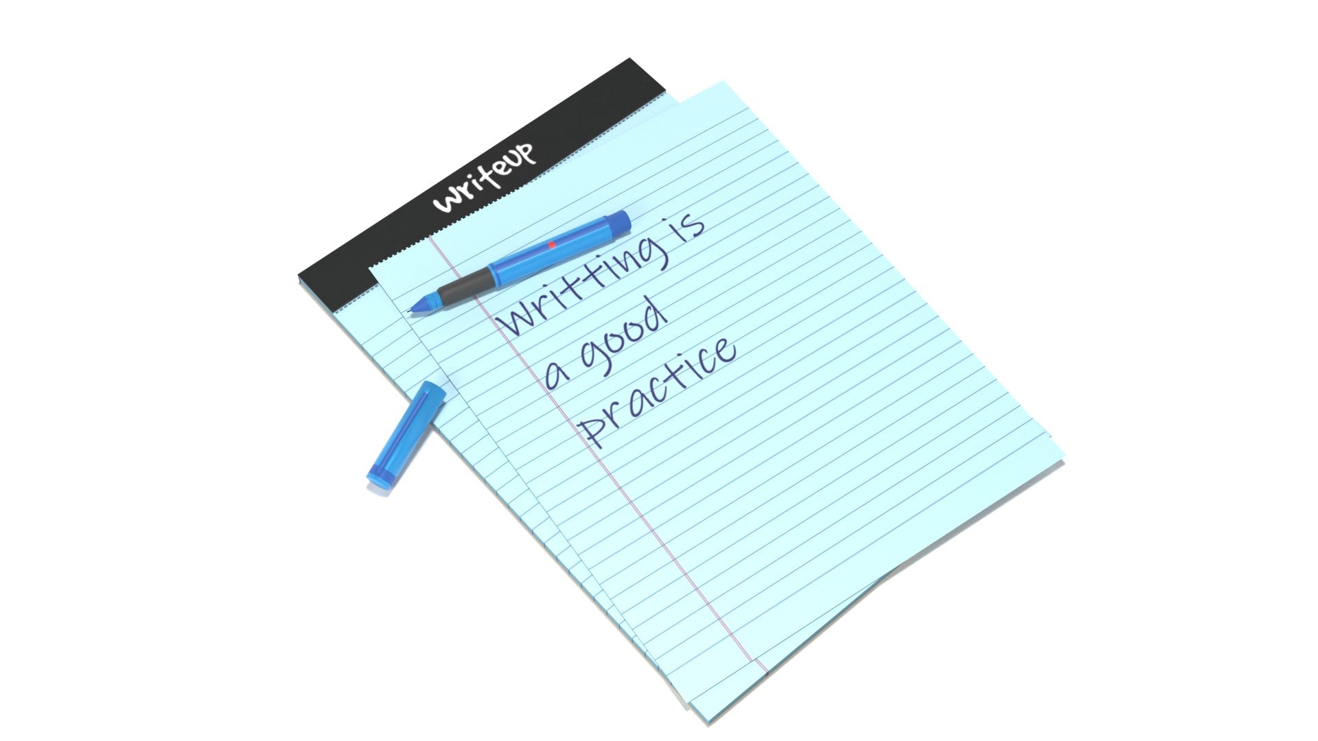 Writing Pad File Writeup Pad A4 Writing Office Pads Premium 70 GSM Paper 100 Pages. (21 ...