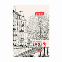 Scribbly Sketch Notebook Pad A5 (140 GSM) – 35 Sheets, 14.7cm X 21cm (Suitable for Drawing & Sketching)