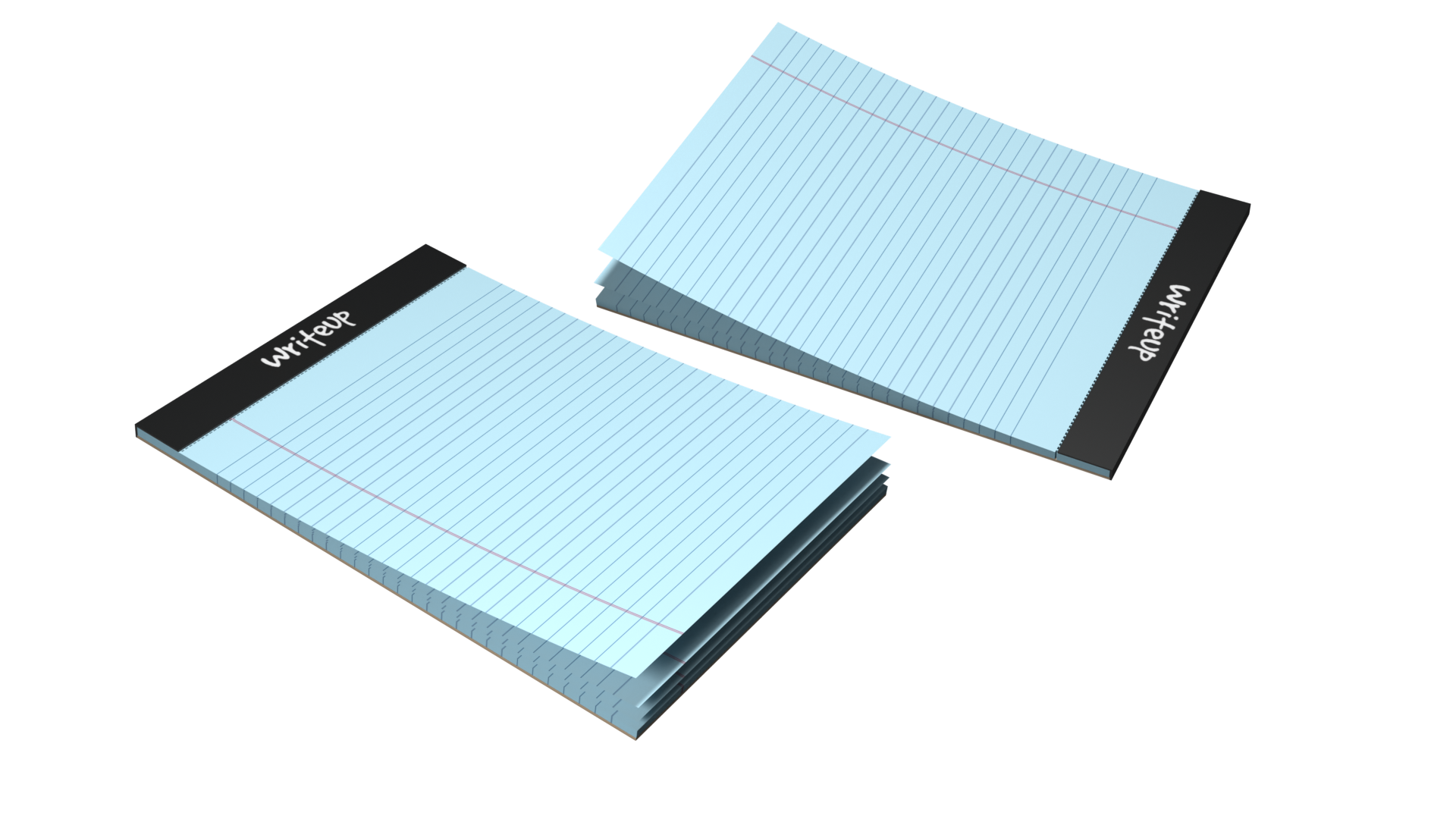 Basic Writing Pad Writeup Pad A4 Writing Office Pads Premium 70 GSM Paper 100 Pages. (21 ...