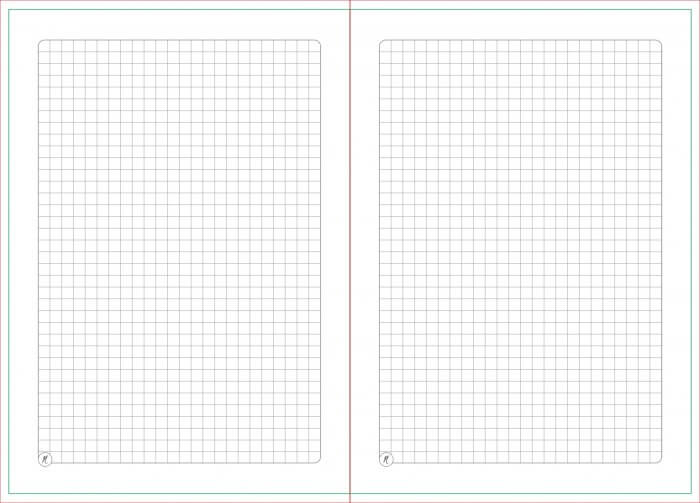 Blend Notebook – B5 Semi Flexi Cover Buckram Material Round Corner 200 Page.