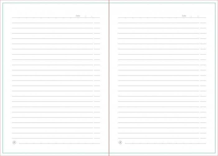 Prism Notebook – B5 Leatherite Material Round Corner with Pen Holder , 192 Pages