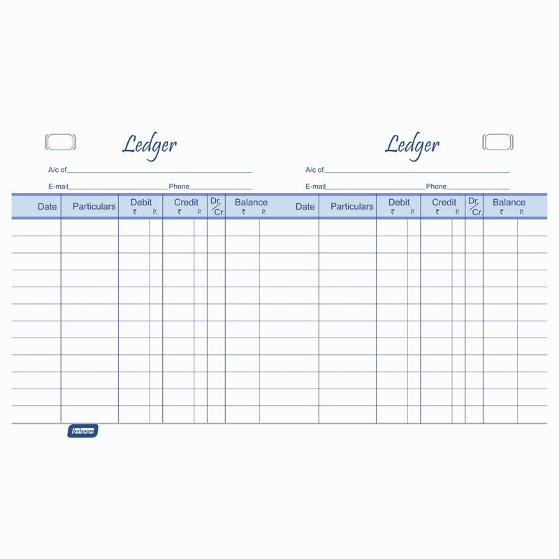 Ledger Pocket Size (No. 0, 00, 000), (9.5 x 12.5cm) Soft Cover Plastic (PVC)