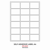 A4 (ST 18) Address Label (63mm x 46mm x 18) (Self Adhesive Label for Inkjet/Paper/Laser Printer)