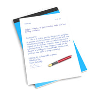 Slip Pad No. 33, Ruled & Plain (14.0 cm x 22.0 cm)