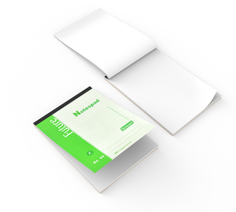Slip Pad No. 44, Ruled & Plain (18.0 cm x 25.0 cm)