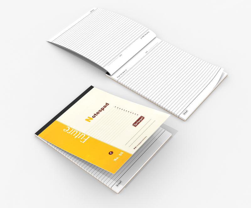 Slip Pad No. 55, Ruled & Plain (21.5 cm x 27.0 cm)