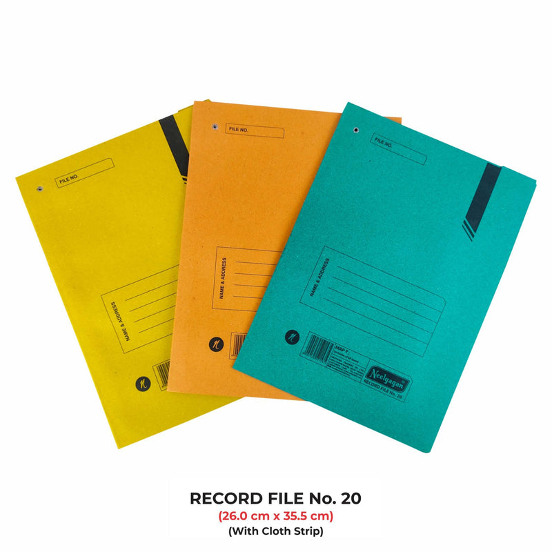 Record file ( Tag File ) - Thin (Plain & Binding Cloth Strip)