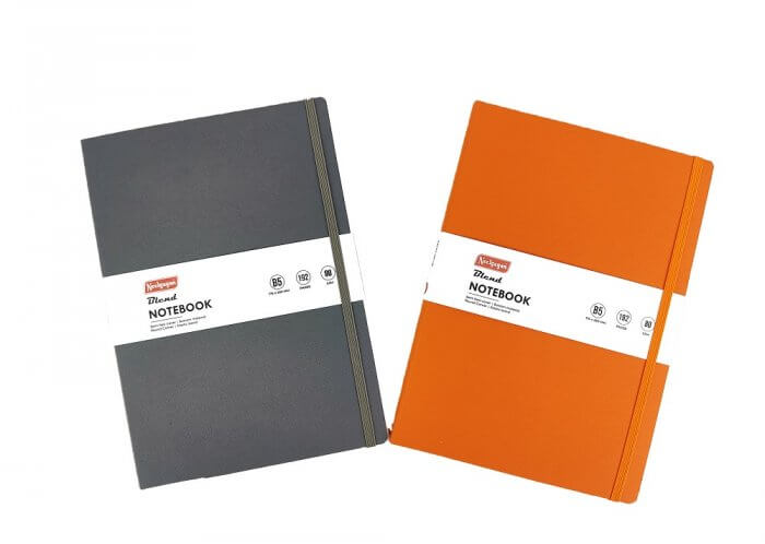 Blend Notebook – B5 Semi Flexi Cover Buckram Material Round Corner 200 Page.
