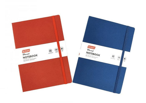 Blend Notebook – A5 Semi Flexi Cover Buckram Material Round Corner with Elastic Band 200 Page.