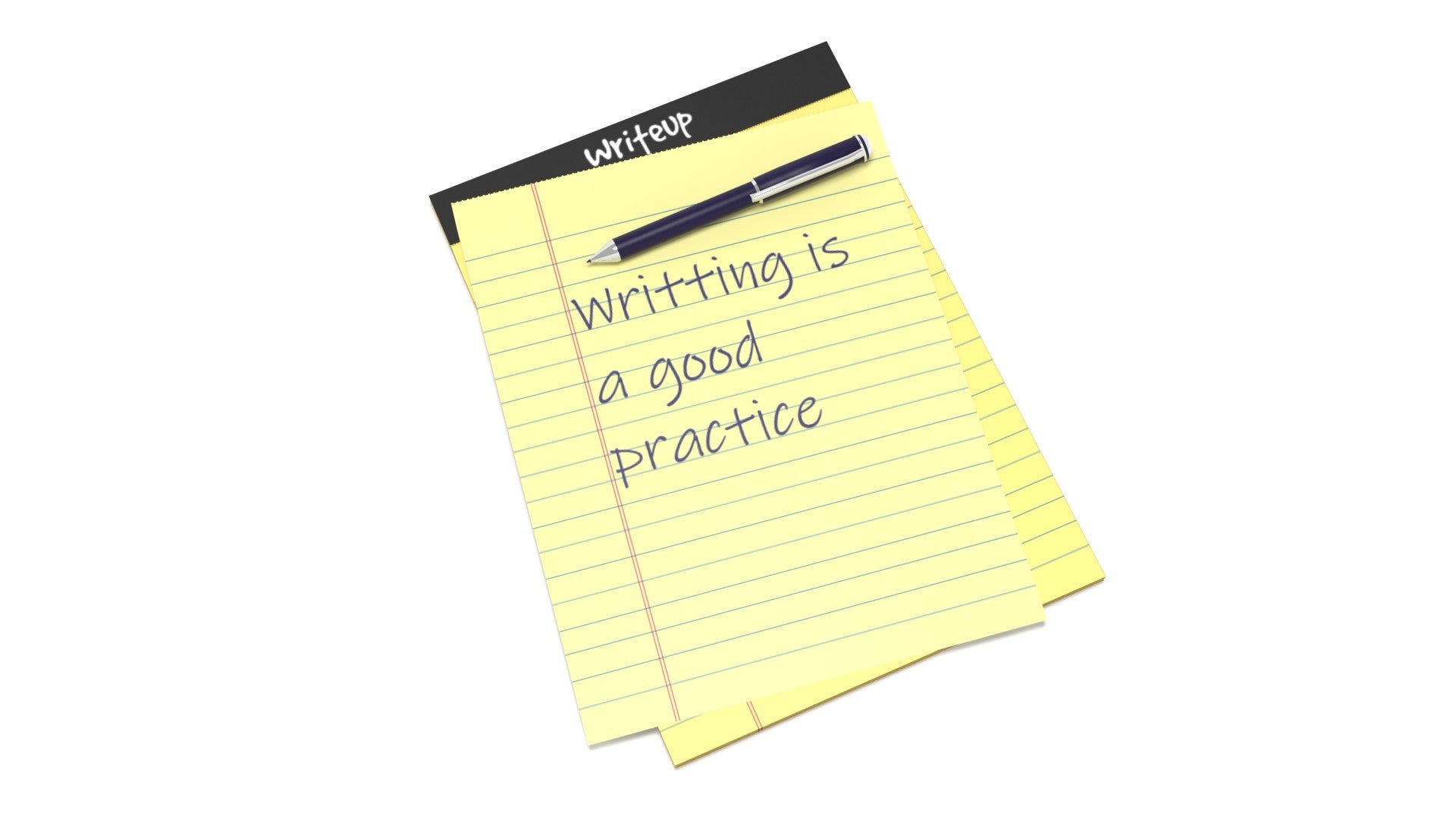 Writeup Pad A5 Writing Office Pads Premium 70 GSM Paper 100 Pages. (14.8 cm x 21.0 cm