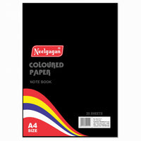 Black Paper (Plain - Thick) - Pack of 20 Loose Sheets - Sizes A4, A3 & A2